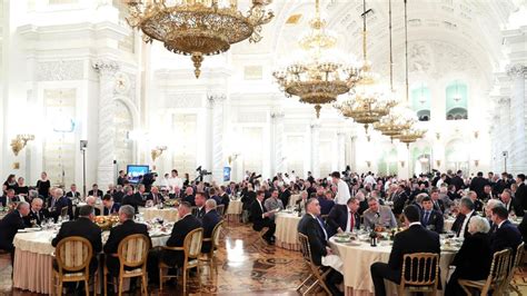 Russian Mercenary Leader Attends Kremlin Banquet