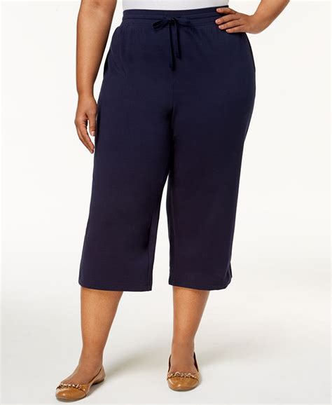 Karen Scott Plus Size Knit Capri Pants Created For Macys Macys