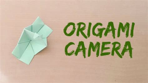 Origami Camera How To Make Origami Camera Origami Paper Craft Paper