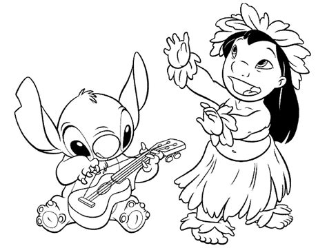 Lilo And Stich To Color For Children Lilo And Stich Kids Coloring Pages