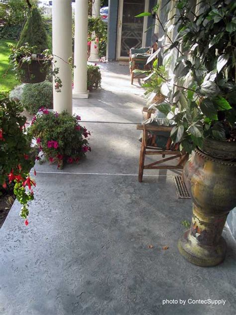 Thinking of having it painted vs stained, gray floor and white rails that idea creates another issue, ie. Concrete Floor Stain | Concrete Flooring | Staining ...