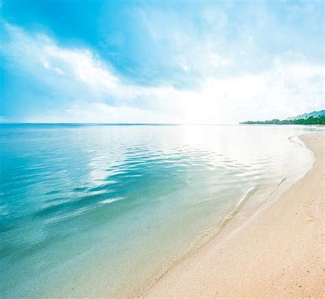 Hd Wallpaper Seashore Beach Sand Clouds Caribbean Water Peaceful