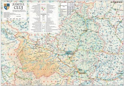 Harta Judeţului Cluj