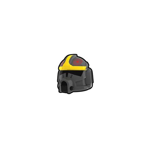 Lego Custom Accessoires Arealight Dark Gray Clone Pilot Odd Ball Helmet
