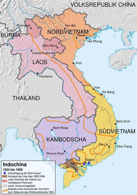 Indochina Karte