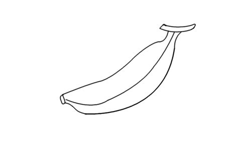 How To Draw A Banana Step By Step Banana Drawing For Kids