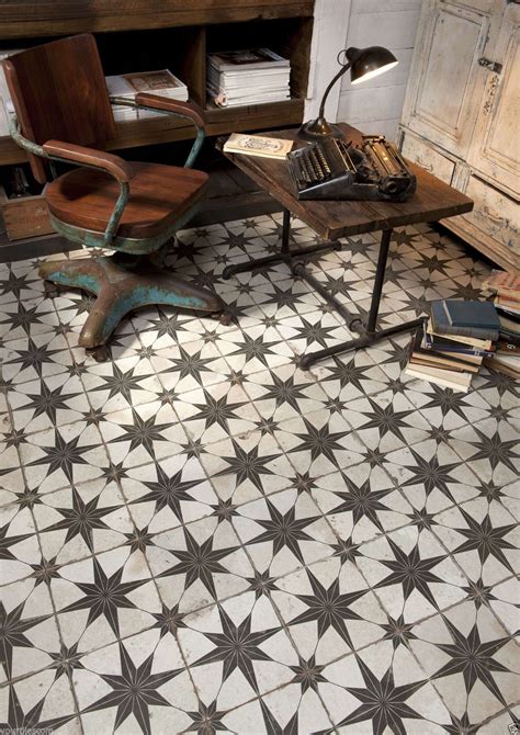 Our lovely moroccan tiles are seriously stylish and rather gorgeous! Granada Vintage Moroccan Encaustic Mosaic Pattern Black ...