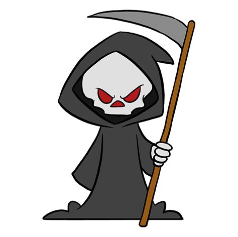 How To Draw The Grim Reaper From Animaniacs Printable Step By Step E3a