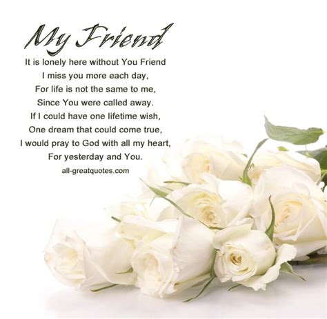 In Loving Memory Of A Friend Quotes Quotesgram