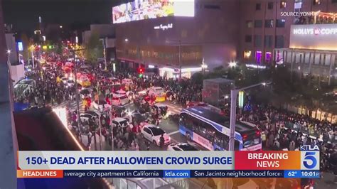 Over 150 People Dead After Stampede At Halloween Event In Seoul South