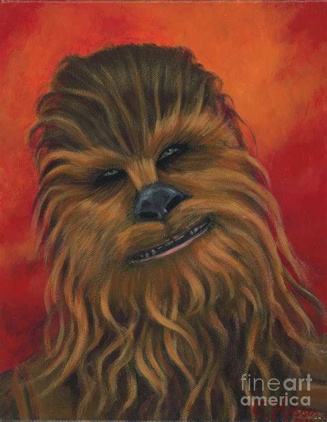 Chewbacca Painting By Celia Messer