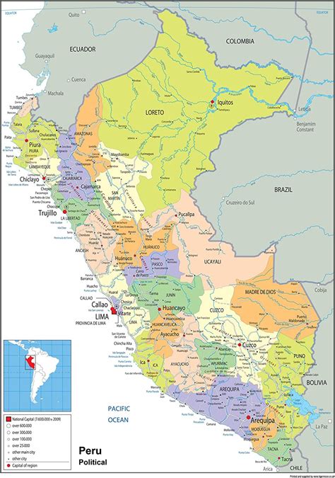 Peru Politische Karte Hot Sex Picture
