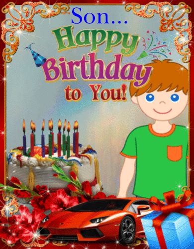 Son Happy Birthday Free For Son And Daughter Ecards Greeting Cards