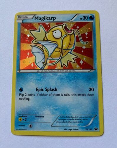 Pokemon Card Magikarp Xy Promo Holo Xy143 Ebay