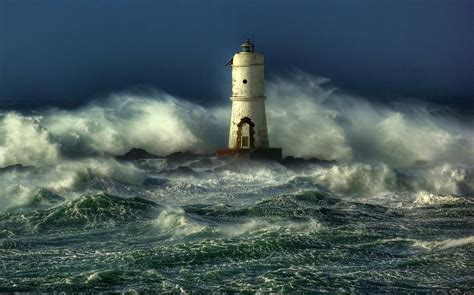 Lighthouse In The Storm Photograph By Gianfranco Weiss Fine Art America