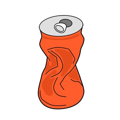 10 Cartoon Of Crushed Pop Can Stock Illustrations Royalty Free Vector