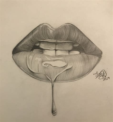 Dripping Lips Drawing Lips Drawing Mouth Drawing Lips Sketch