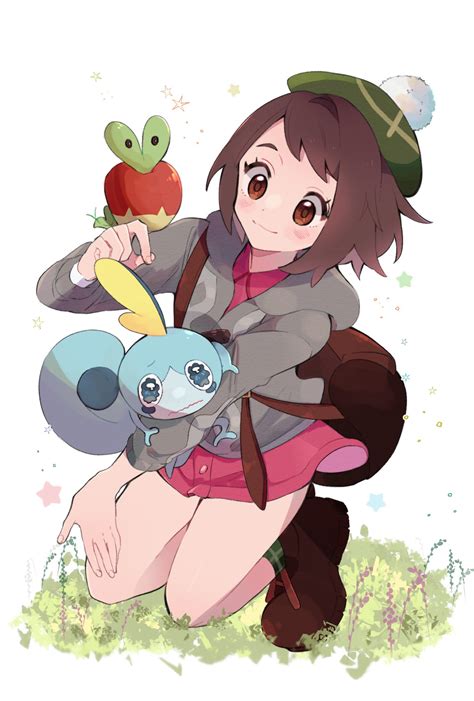 Gloria Sobble And Applin Pokemon And 2 More Drawn By Mishaohds101