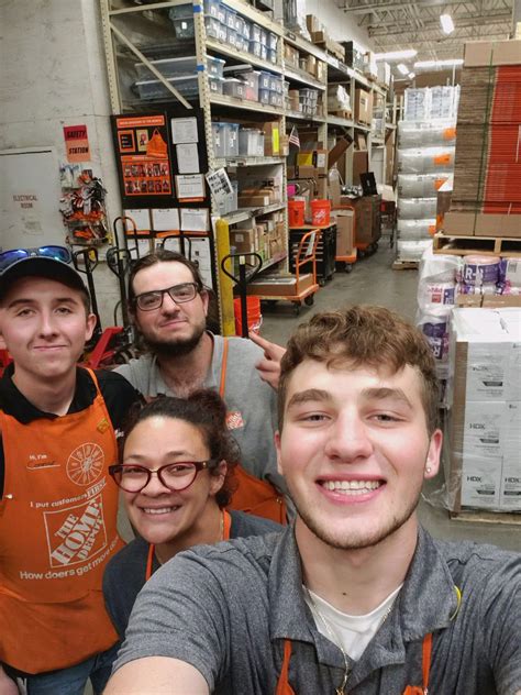 today is my last day working at the home depot it s been a pleasure to work with the crew i did