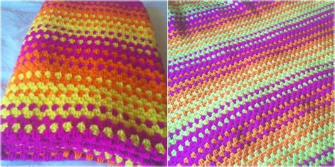 Granny Stripes Color Burst Blanket Free Crochet Pattern Your Crochet