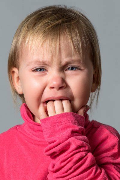 Crying Baby Girl Isolated — Stock Photo © Postolit 12823472