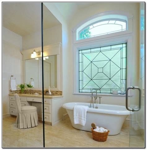 Bathroom Window Treatments For Privacy Home Design Ideas Окна в