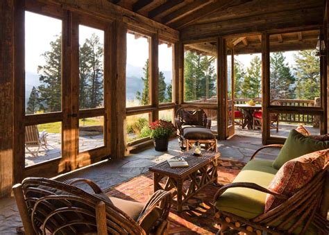 Rustic Mountain Home Showcases Inspiring Views Of Big Sky Country Cabin