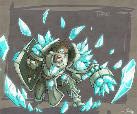 Shattering Taric League Of Legends Characters Concept