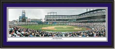 Colorado Rockies Coors Field Top Of The Fourth Poster Mlb