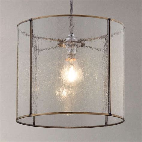 John Lewis Leighton Easy To Fit Bubble Glass Ceiling Shade Glass