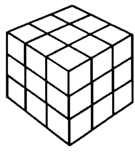 Rubiks Cube All White Clip Art Library