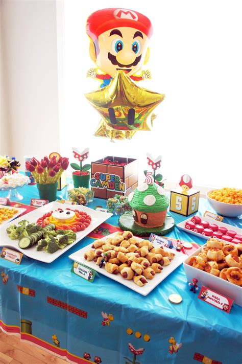Super Mario Bros Birthday Party Ideas Photo 8 Of 18 Catch My Party