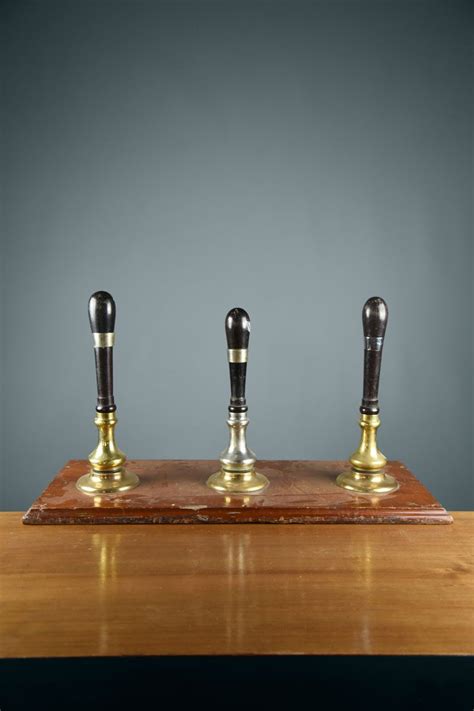 Brass And Ebonised 3 Section Beer Pull The Classic Prop Hire Company