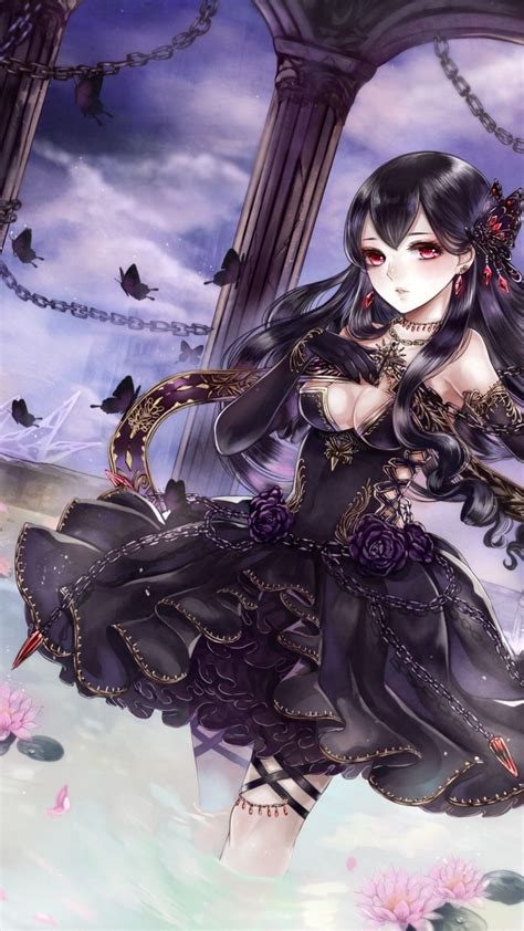 Anime Girl Dark Gothic Maxipx