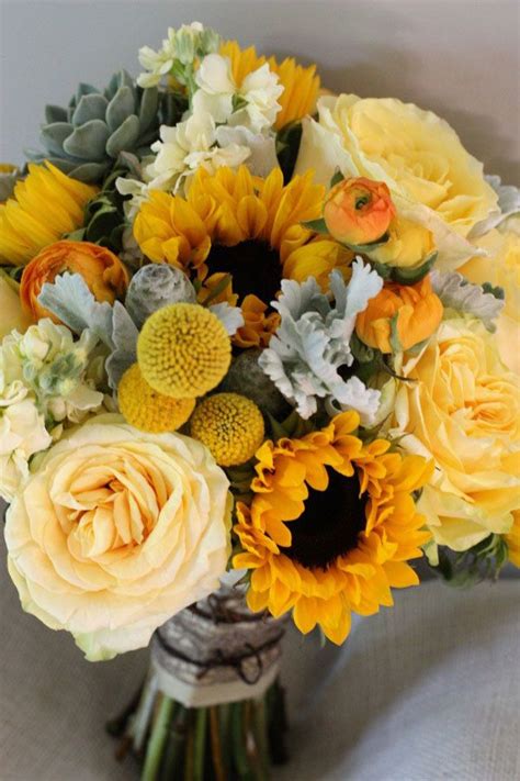 In addition to purple flower names, we'll be sharing a few hints for how to get the most of your purple wedding flowers, their seasonal availability and flower pairing suggestions. 132 best images about Sunflower Wedding Ideas on Pinterest ...