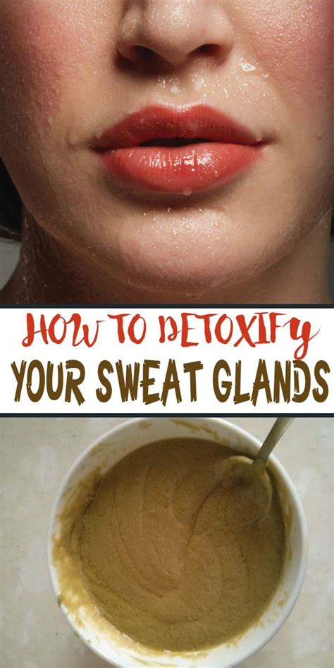 How To Detoxify Your Sweat Glands Flawless Shape Sweat Gland Sweating Remedies Glands