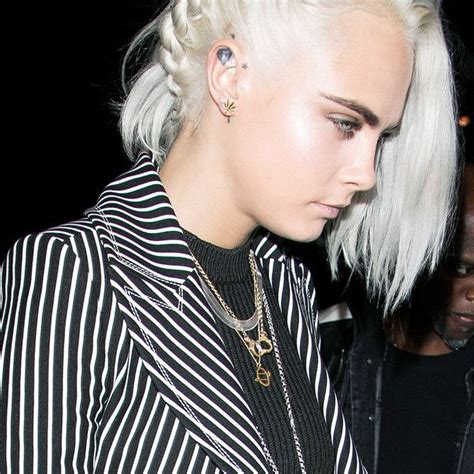 Cara Delevingne Just Chopped Off Her Hair—and Dyed It Silver