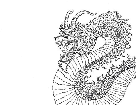 Dragon Drawing Outline By Ukr11can On Deviantart