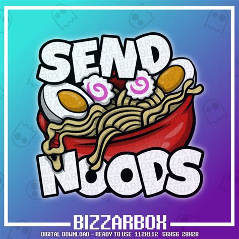 Send Noods Twitch Emote Twitch Emotes Twitch Stream Etsyde