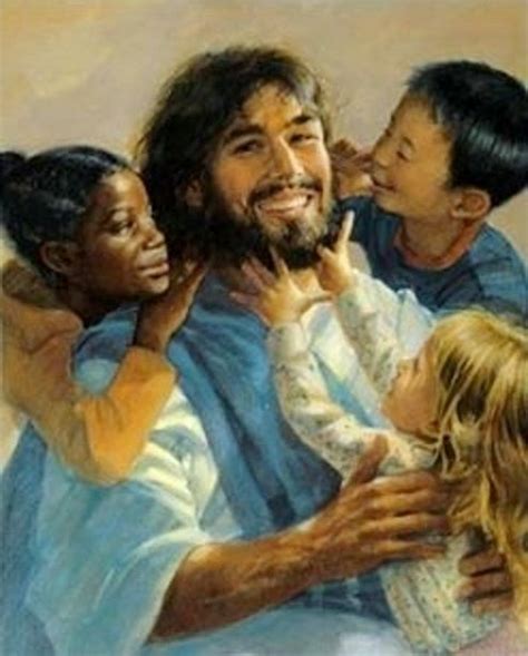 Jesus Loves Children Jesus Laughing Jesus Smiling Religion Pictures