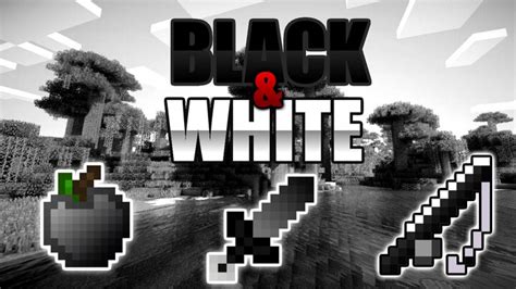 Black And White Pvp Texture Pack Default Edit 16x 189