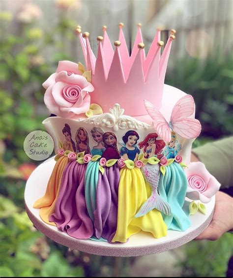 Fashion On Instagram “your Favorite Disney Princesse Disney Princess Cake By Ana … Bolo