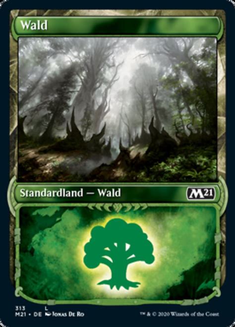 Wald Forest · Core Set 2021 M21 313 · Scryfall Magic The