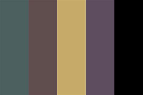 Playful Pirate Or Mysterious Jester Color Palette Inspiration