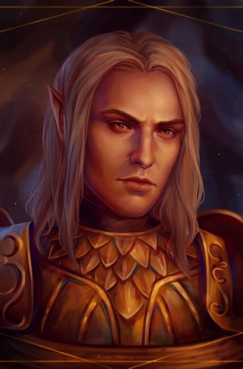 Lord Naarthil By Annahelme On Deviantart In Elf Art Elf Warrior Elves Fantasy