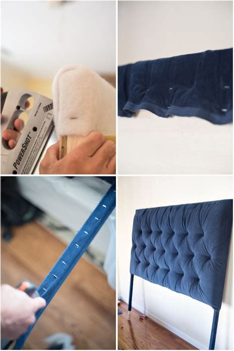 One thing that i found really helpful when i was drawing out the pattern for the headboard was to make a pattern from one side of the headboard and then flipping it to the other side of the cardboard so that everything is even. Tufted headboard - how to make it own your own tutorial | Diy tufted headboard, Diy headboard ...