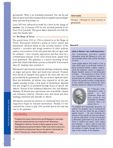 Ncert Book Class 9 Social Science History Chapter 1 The French Revolution Aglasem Schools