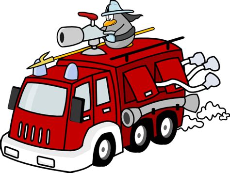 Fire Engine Clip Art Free Vector 4vector