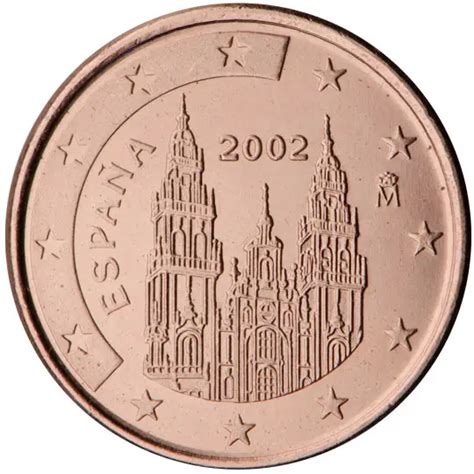 Espagne Monnaies Euro Unc 2002 Valeur Tirage Et Images Sur Pieces