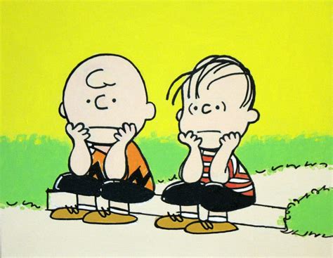 Charlie Brown And Linus Painting By Waltyablonsky On Etsy